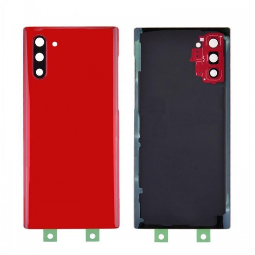 Samsung Galaxy Note 10 Back Glass Red With Camera Lens